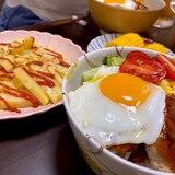 ガッツリ食べたい日に☆簡単ロコモコ丼